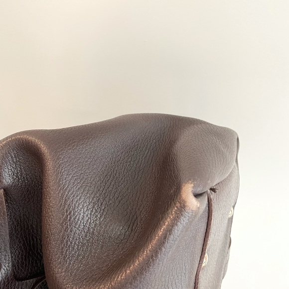 Ferragamo Brown Leather Shoulder Bag - Picture 3 of 8
